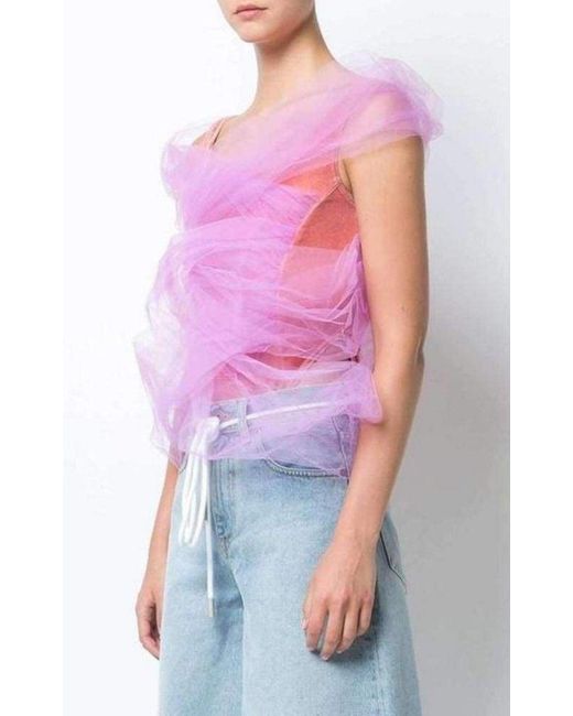 Y. Project Y / Project Pink Tulle Layer Second Skin Bodysuit