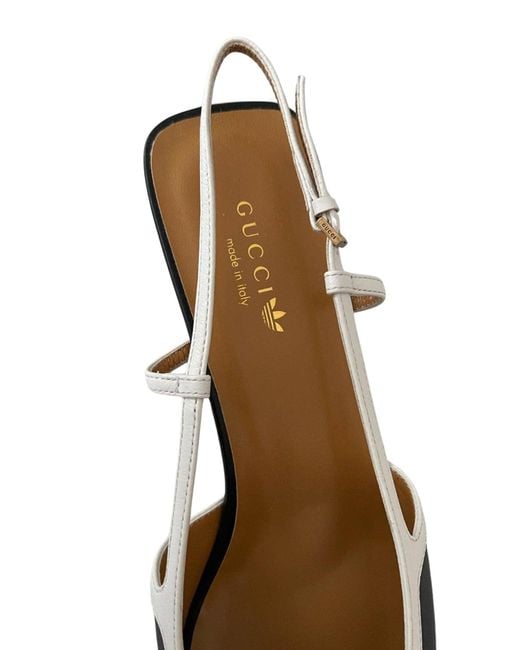 Gucci Brown X Adidas Slingback Pump