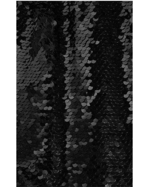 Dolce & Gabbana Black Sequin-embellished Pencil Skirt It 42 (us 6)