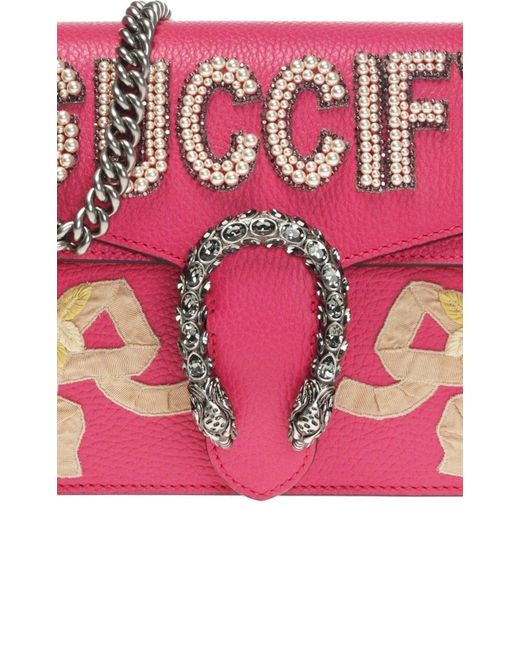 Gucci Pink Fy Dionysus Small Shoulder Bag It