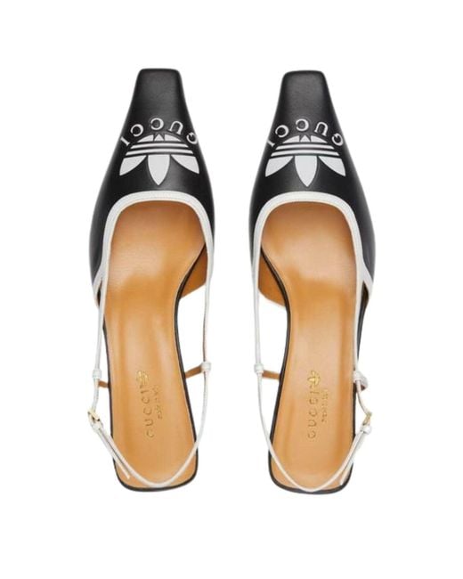 Gucci Brown X Adidas Slingback Pump