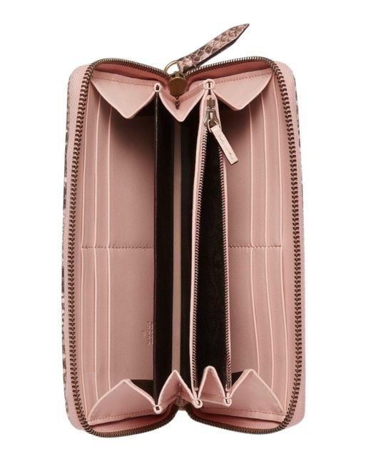 Gucci Pink Matelassé GG Marmont Zip Around Wallet