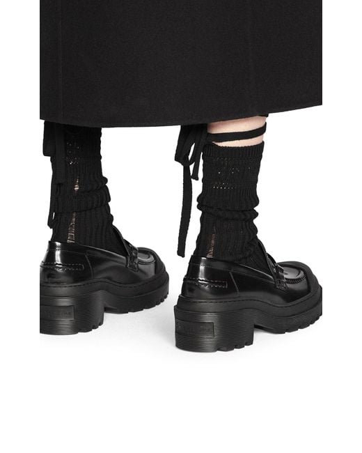 Dior Black Code Leather Loafer