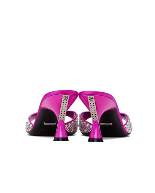 Gucci Pink Galactica Heeled Sandals