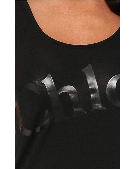 Chloé Black Cotton Dress