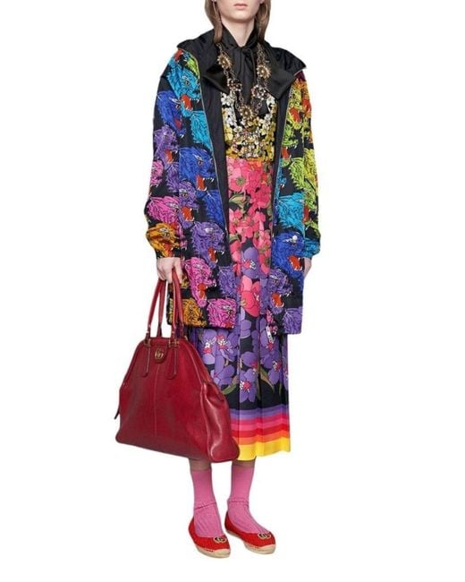 Gucci Multicolor Panther Face Nylon Jacket
