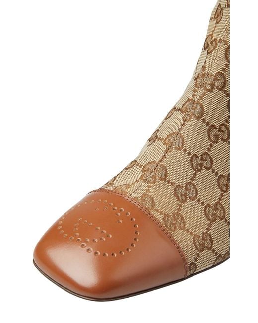Gucci Brown Ellis Supreme Boots