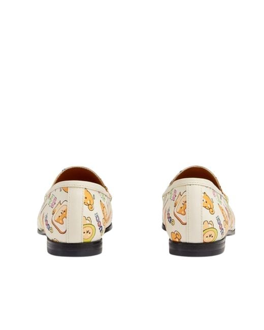 Gucci Multicolor Jordaan Animal Print Loafer