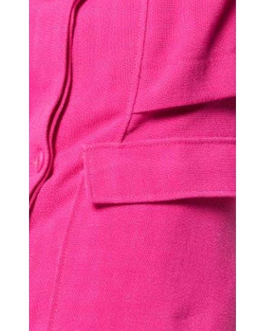 Jacquemus La Chemise Monceau Pink Layered Jacket
