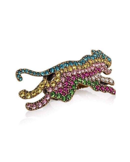 Gucci Blue Two Finger Colour Ringit 14/