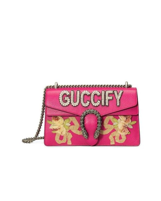 Gucci Pink Fy Dionysus Small Shoulder Bag It