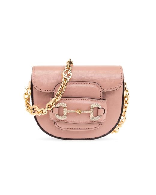 Gucci Pink Horsebit 1955 Belt Bag