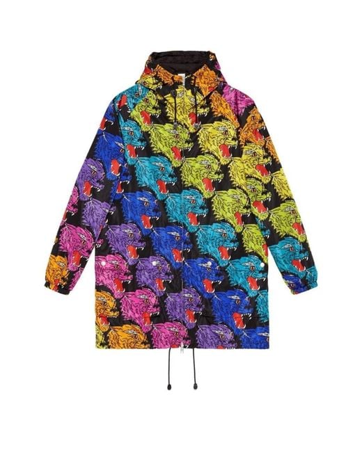 Gucci Multicolor Panther Face Nylon Jacket