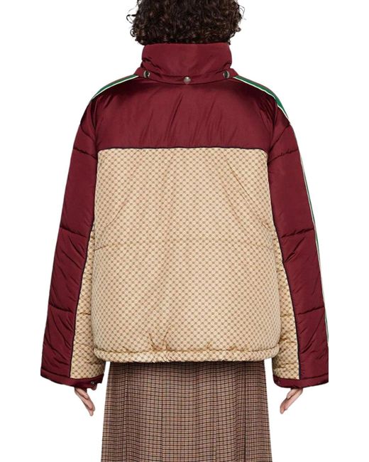 Gucci Red Down-feather Reversible Coat