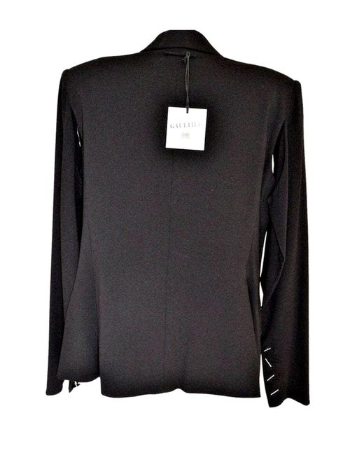 Jean Paul Gaultier Black Open Armpit Open Sleeves Blazer