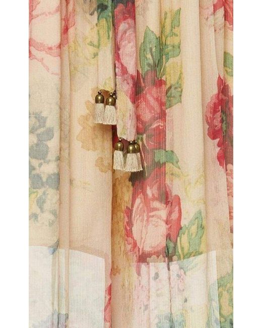 Zimmermann Multicolor Melody Wide Leg Pant