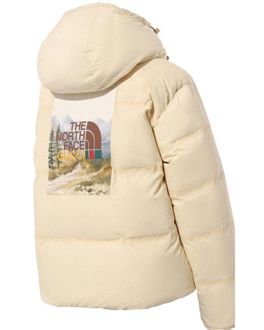 Gucci Natural X The North Face Down-feather Coat