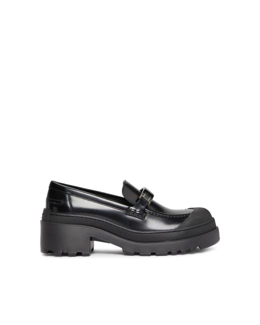 Dior Black Code Leather Loafer