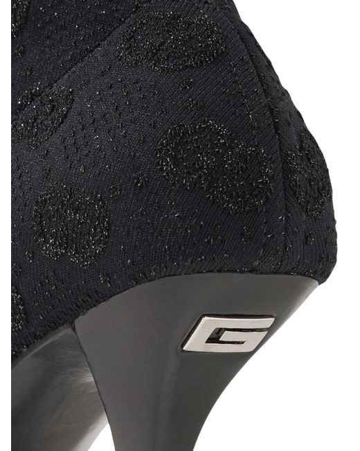Gucci Black Demi Shimmer GG Over-the-knee Boots