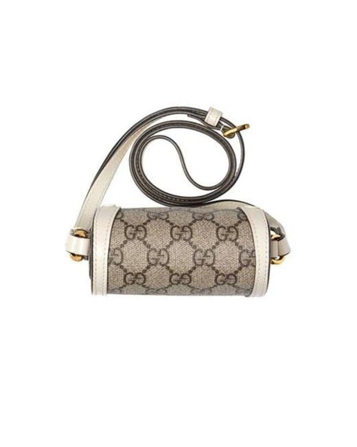 Gucci White Horsebit 1955 Mini Bag