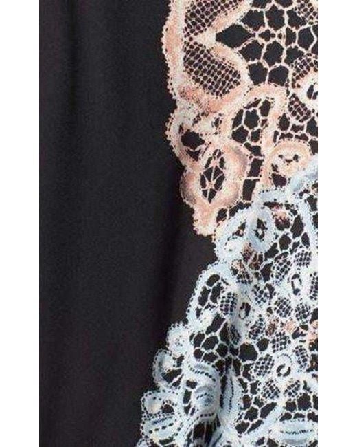 BCBGMAXAZRIA Black Combo Kimono Dress