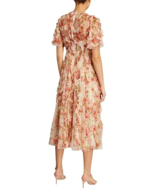 Needle & Thread Pink Waltzing Blooms Ballerina Dress
