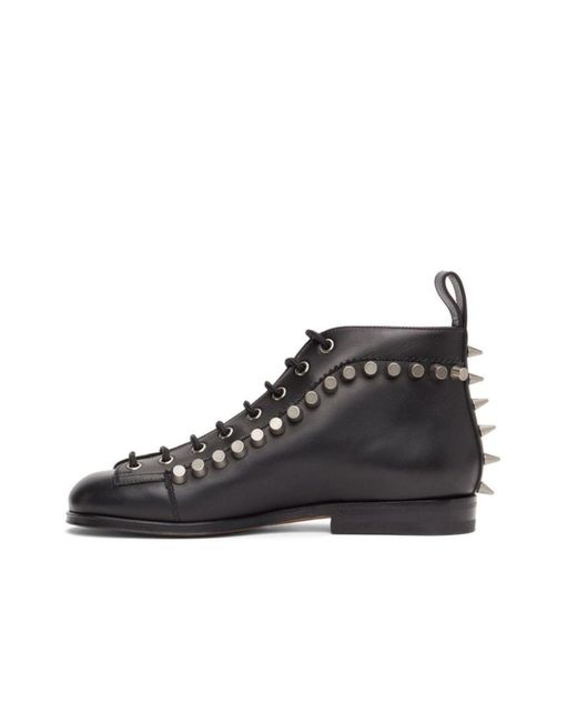 Gucci Black Brogue Detail Boots