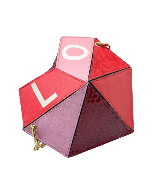 Gucci Red Valentine's Day Multicolor Small Heart Bag