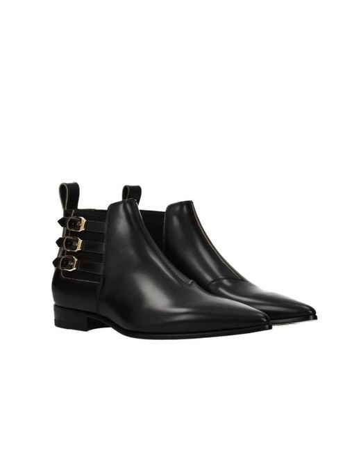 Gucci Black Ankle Leather Boots