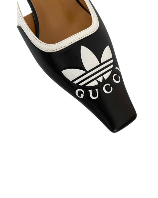Gucci Brown X Adidas Slingback Pump