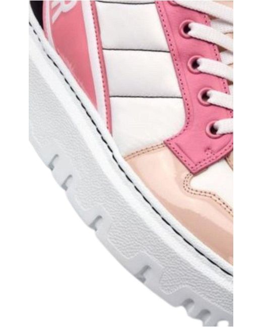 Dior Multicolor D-player Leather Sneakers