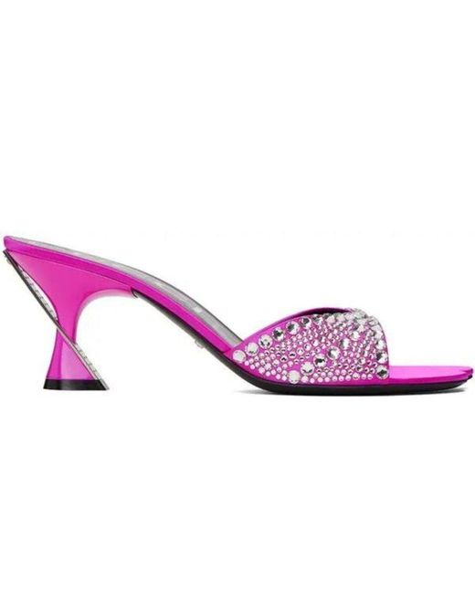 Gucci Pink Galactica Heeled Sandals