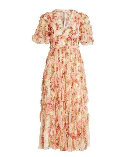 Needle & Thread Pink Waltzing Blooms Ballerina Dress