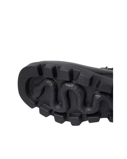 Gucci Black Horsebit - Detailed Heeled Rubber Rain Boots