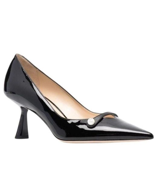 Jimmy Choo Blue Rosalia 65 Patentleather Pumps