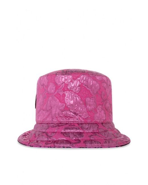 Gucci Purple Reversible GG Lamé Bucket Hat