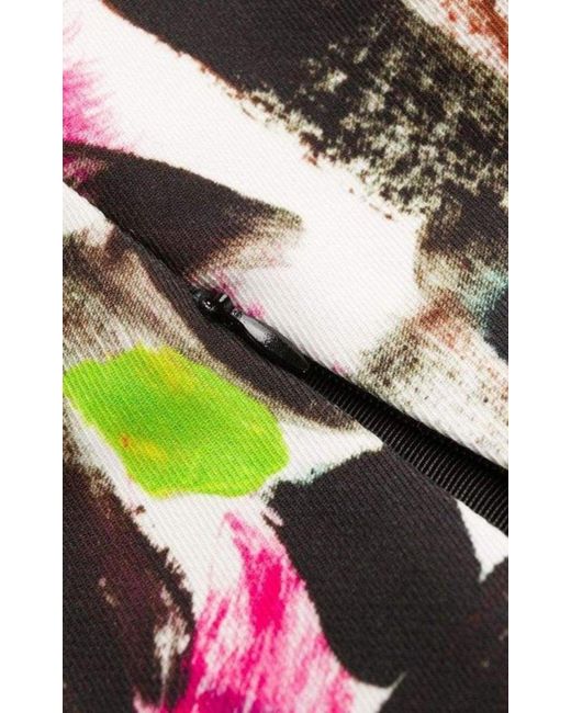 Marni Multicolor Paintbrush Print Dress It 38 (us 2)