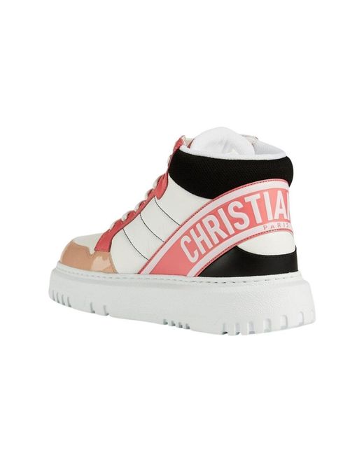 Dior Multicolor D-player Leather Sneakers
