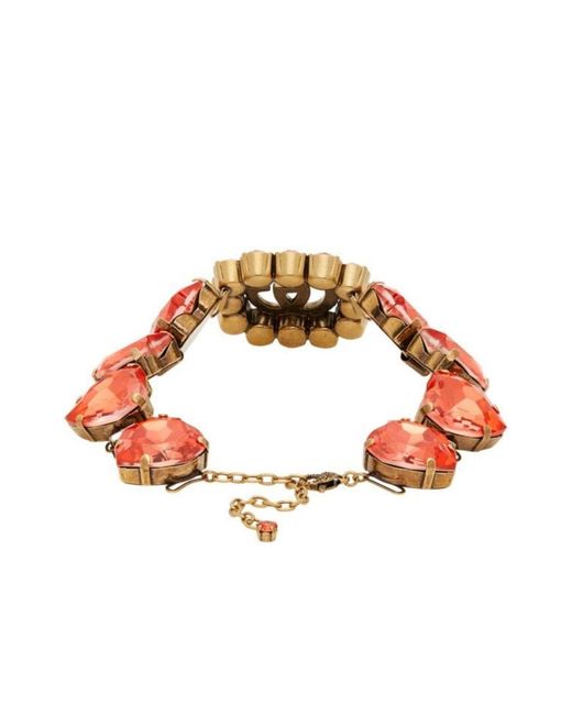 Gucci Multicolor GG And Heart Crystal-embellished Choker