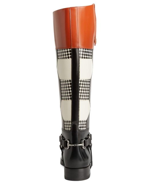 Gucci Brown Zelda Horsebit Harness Boot