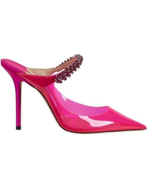 Jimmy Choo Pink Bing 100 Pump