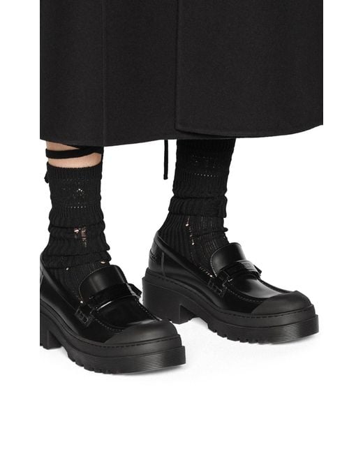 Dior Black Code Leather Loafer