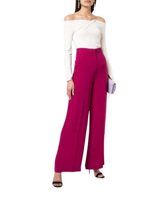 Roland Mouret White Angeles Off-the-shoulder Ponte Top