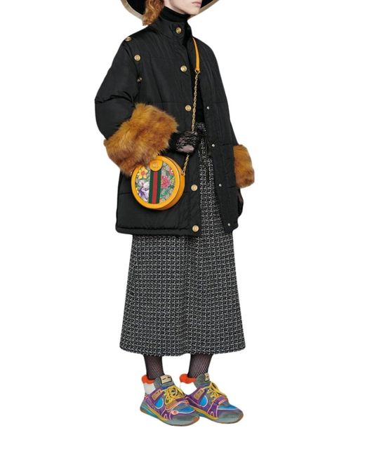 Gucci Black Detachable Sleeves Padded Jacket