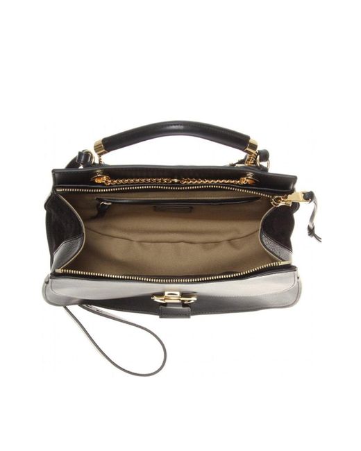 Chloé Black Leather Goldie Shoulder Bag