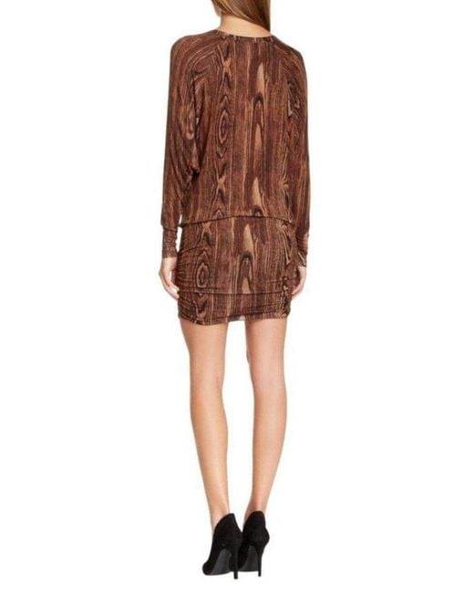 BCBGMAXAZRIA Brown Machiato Olive Knit Dress