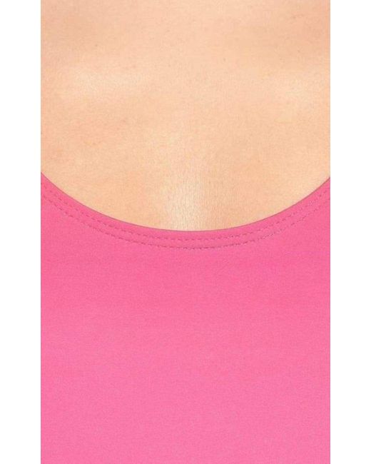 Jacquemus Pink Le Maillot Camerio Swimsuit