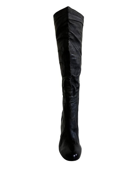 aldo black knee high boots