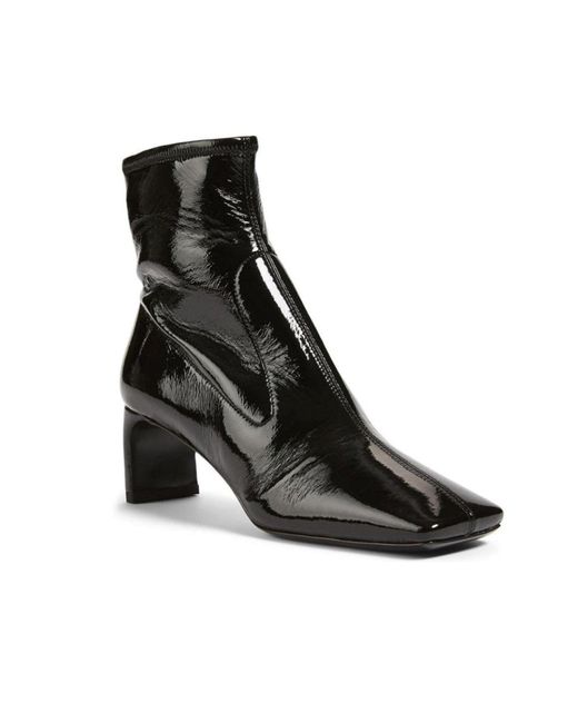 Prada Black Тechnical Patent Leather Ankle Boots