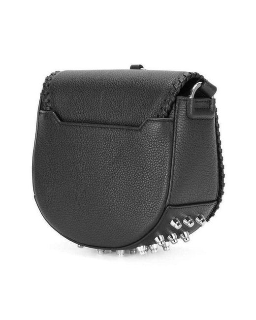 Alexander Wang Black Leather Lia Sling Crossbody Bag